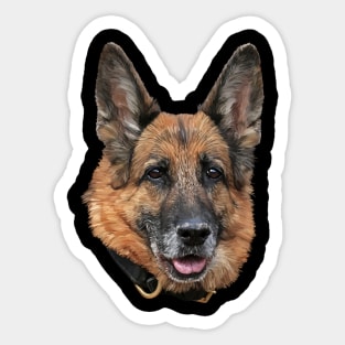 German shepherd Sticker